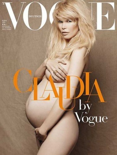 Claudia Schiffer grávida